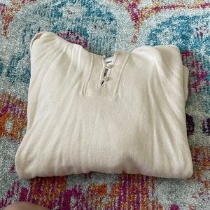 tan aerie sweatshirt. size:S. worn once